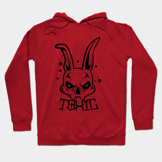 Toxic Bunny Hoodie by Rockadeadly